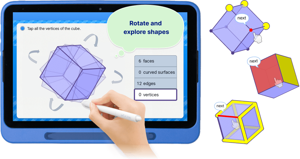 Rotate and explore shapes
